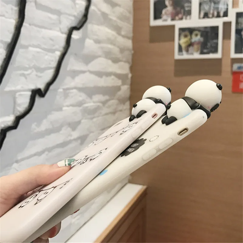 XINGYUANKE 3D милые животные панда чехол для телефона iPhone 6 6s случае Прекрасный