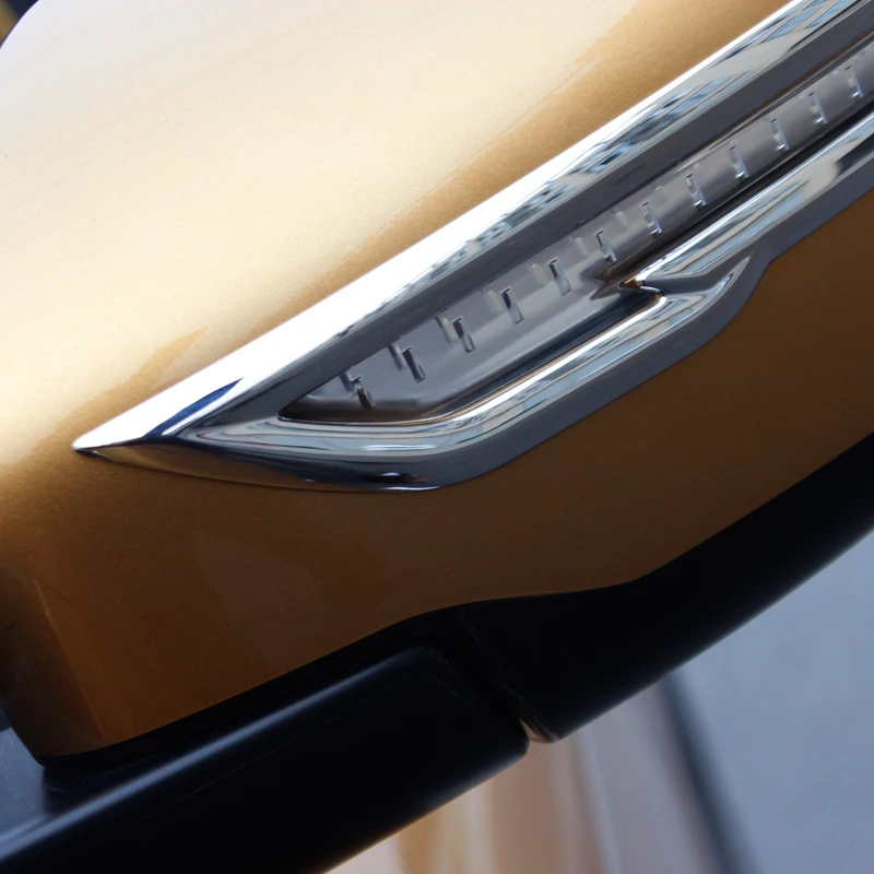 Аксессуары для NISSAN QASHQAI J11 2016 2019 хромированная накладка на дверное зеркало