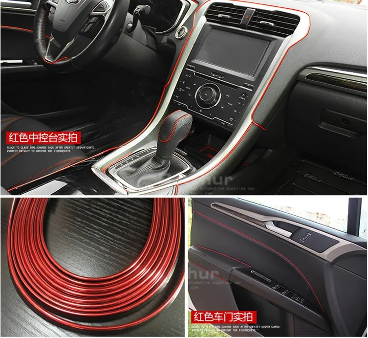 DIY 4 вида цветов автомобильный Стайлинг декоративная линия для Nissan TEANA SYLPHY X TRAIL