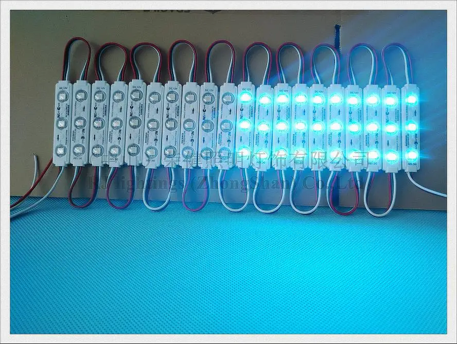 IC WS2811/SM16703 светодиодный модуль светильник для вывесок с объективом SMD 5050 RGB DC12V 3 светодиодный 0,72 Вт WS 2811 UCS1903 SM16703 совместимый