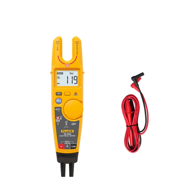 Fluke T61000 бесконтактные Клещи для измерения напряжения вилка Вольтметр Амперметр с