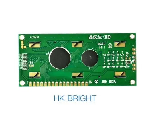 LCD1602 желтый зеленый 16X2 Символьный ЖК Дисплей Модуля LCM SPLC780D STN JHD659 бесплатная