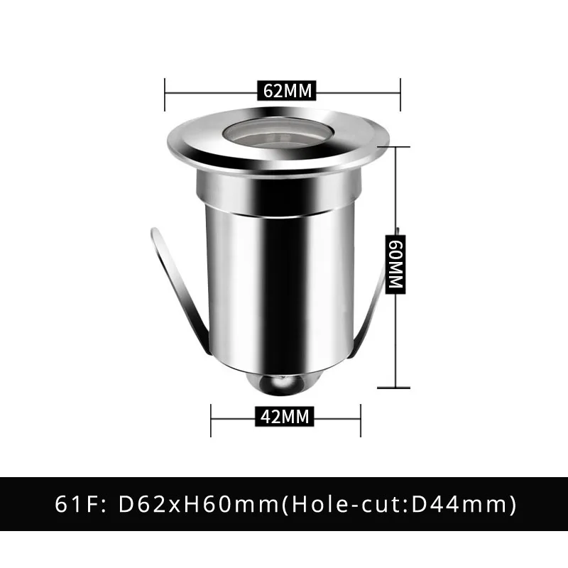 12 шт./лот DC12V 3W Подводный Светодиодный точечный светильник IP68 подземная лампа из