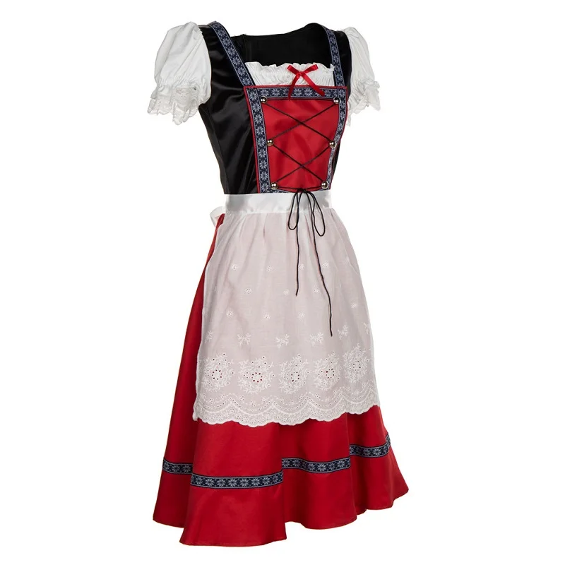 Традиционный Женский костюм большого размера на Октоберфест в Германии платье