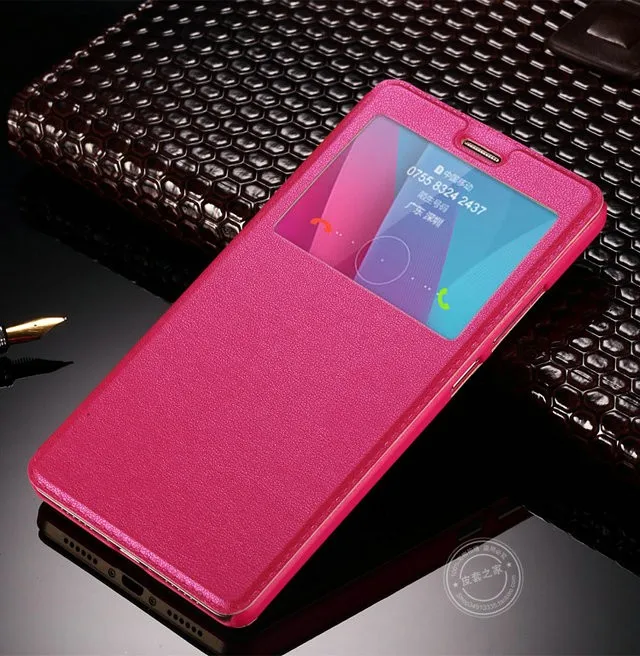 Роскошный защитный кожаный чехол с окошком для Highscreen Power Five книжка Pro|case flip|flip