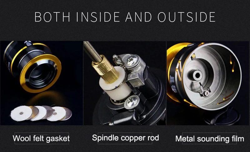 

Yumoshi MD 10000 Series Fishing Reels 13BB pesca Metal spinning reels bait spinning wheel carp fishing reel peche molinete