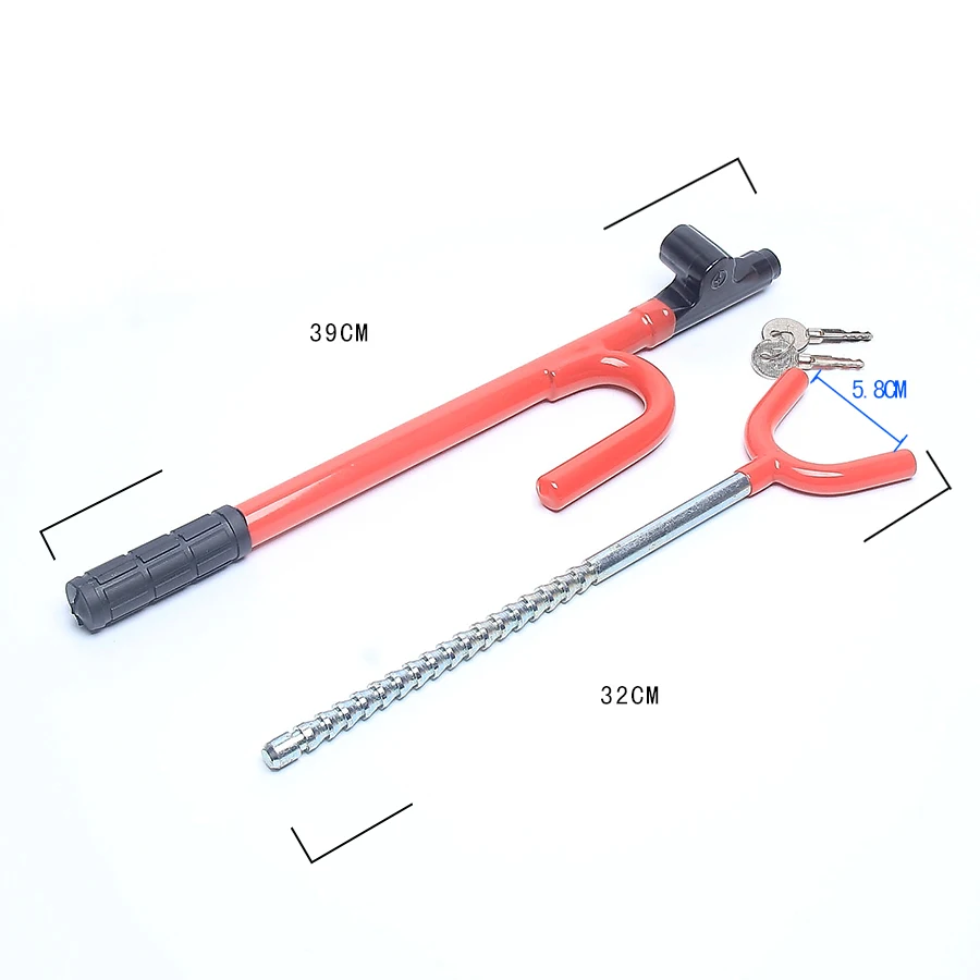 Универсальный замок на руль противоугонное устройство выдвижная Автомобильная