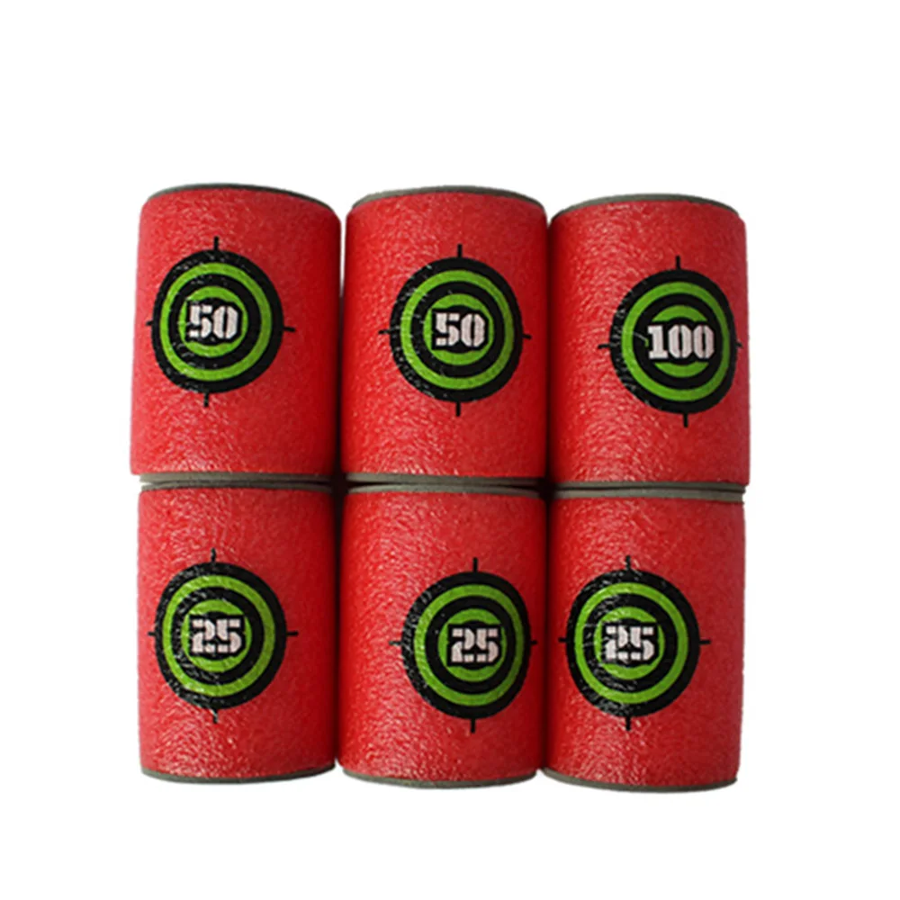 60pcs/set 4.5*6cm Plastic EVA Soft Bullet Gun Shooting Targets Blasters Toy Sport For Nerf Guns Toys | Игрушки и хобби