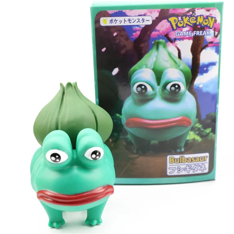 13 см ПВХ Bulbasaur Mewtwo wreched Spoof серия игрушка кукла модель милый горячий новый