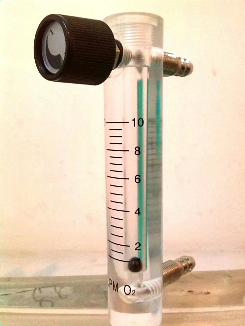 Акриловый расходомер газа воздуха кислорода конденсатор индикатор O2 с клапаном