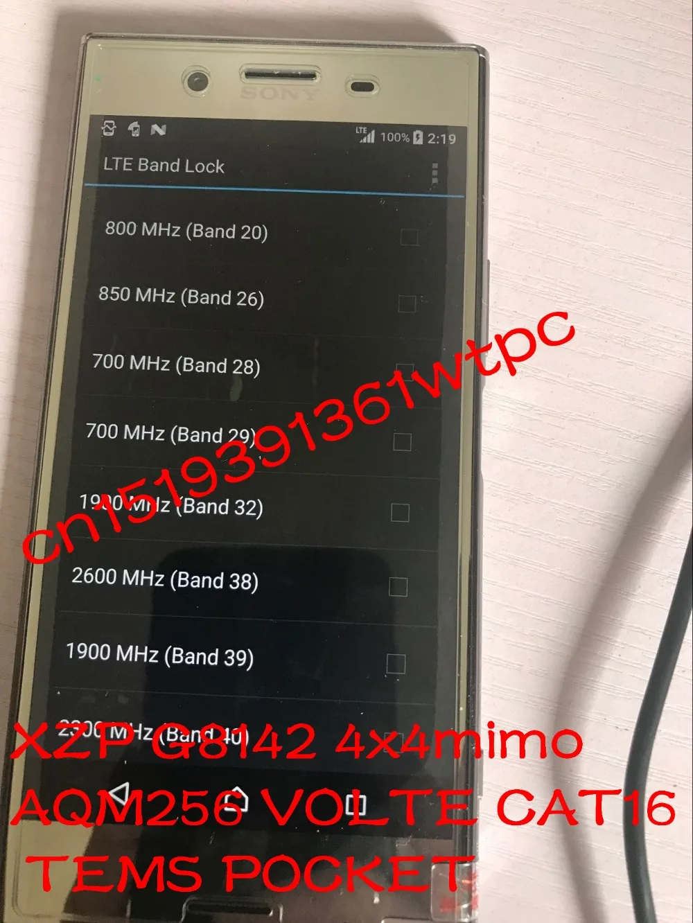 DHL+ идеальная стабильная Лицензия+ XZP G8141 Tems pocket17.2+ VOLTE+ 4x4MIMO+ 256QAM+ 3CC+ 4CC тестирование
