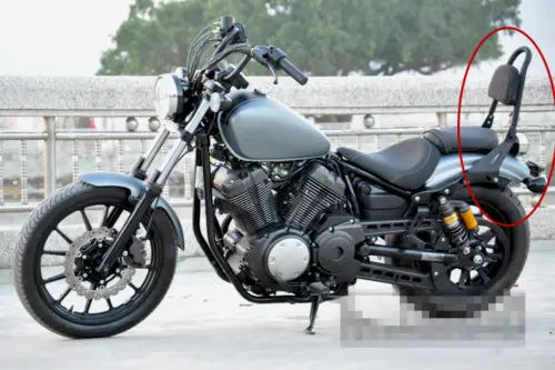Накладка на заднее ПАССАЖИРСКОЕ СИДЕНЬЕ мотоцикла + спинка Сисси для Yamaha XVS950 XVS 950