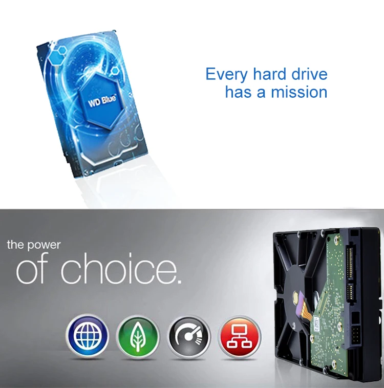 WD Western Digital Blue 4 ТБ Hdd Sata 3,5 ''внутренний жесткий диск Disque Dur настольный жесткий диск для ПК