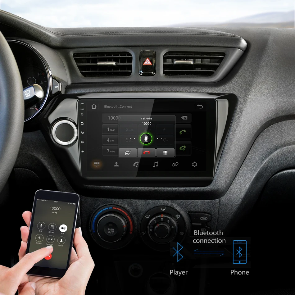 JMCQ " Автомагнитола для KIA RIO 3 2011 12 13 14 15 K2 сенсорный экран Android 8,0 плееров навигация gps carplay зеркало-llink