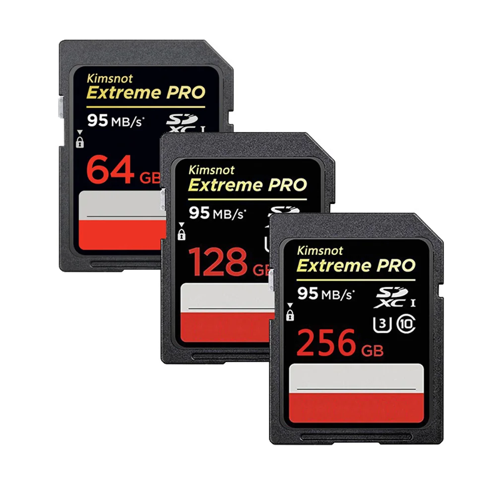 Карта памяти SDHC Kimsnot Extreme Pro высокоскоростная карта 633x32 ГБ 256 128 64 16 SD SDXC класс 10 95