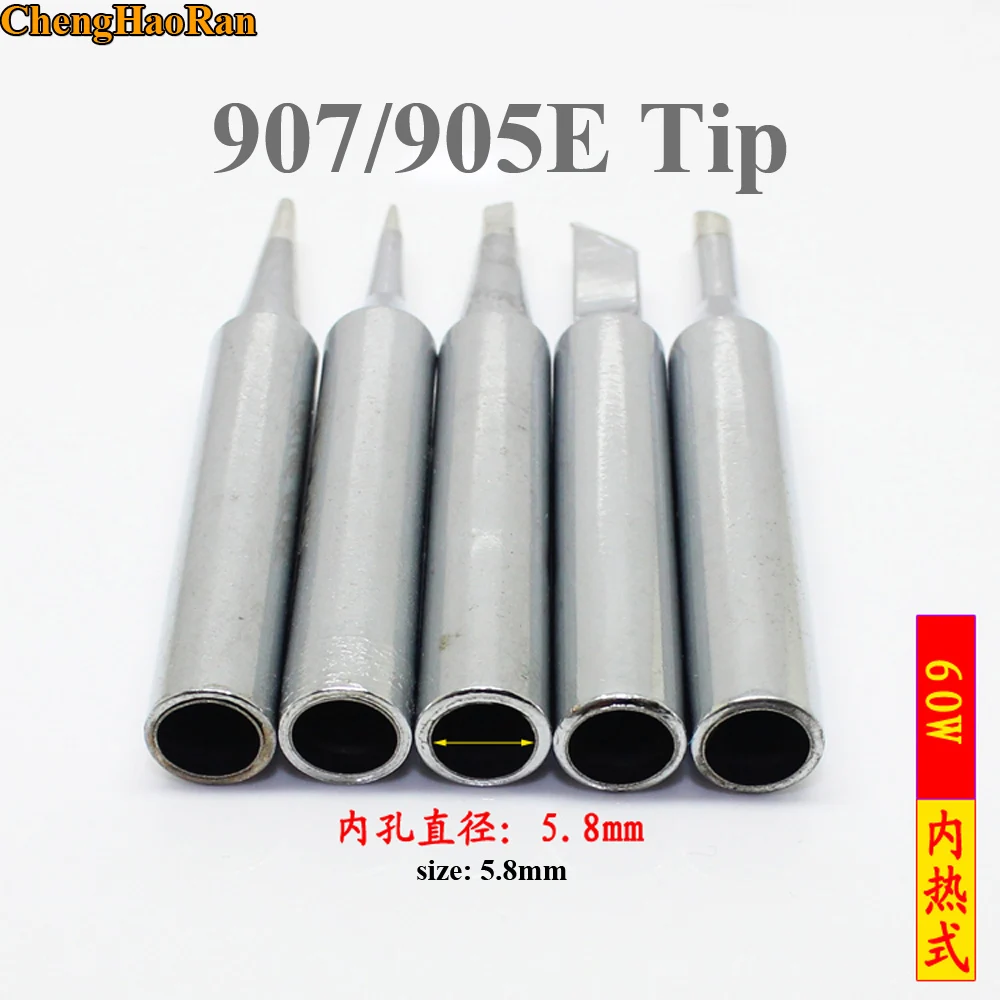 ChengHaoRan 907 905E Электрический паяльник наконечник для мобильного телефона Micro USB