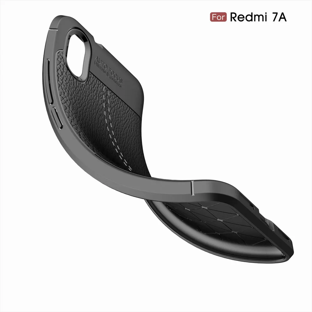 Чехол с текстурой личи для Xiaomi Redmi 7A, чехол для Xiaomi Redmi 7A Redmi7A, задняя крышка для телефона, чехол