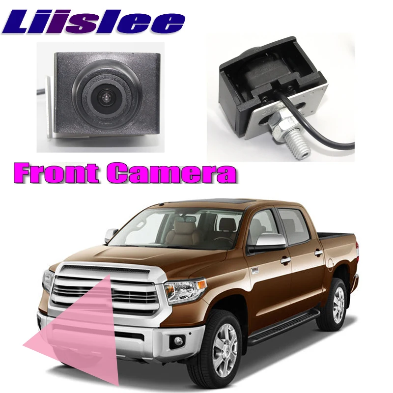 Передняя Автомобильная камера LiisLee для Toyota Tundra 2007 2018 передняя решетка логотип