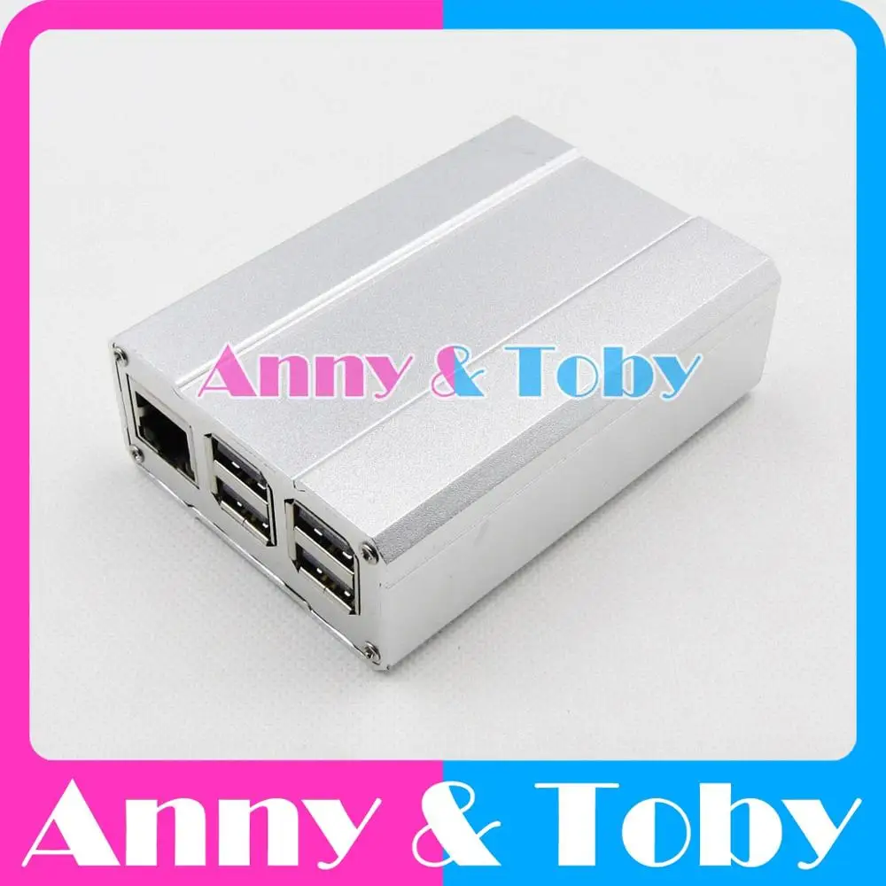 Серебряный алюминиевый чехол B62 металлический для Raspberry berrypi 3 model B + plus 2B корпус