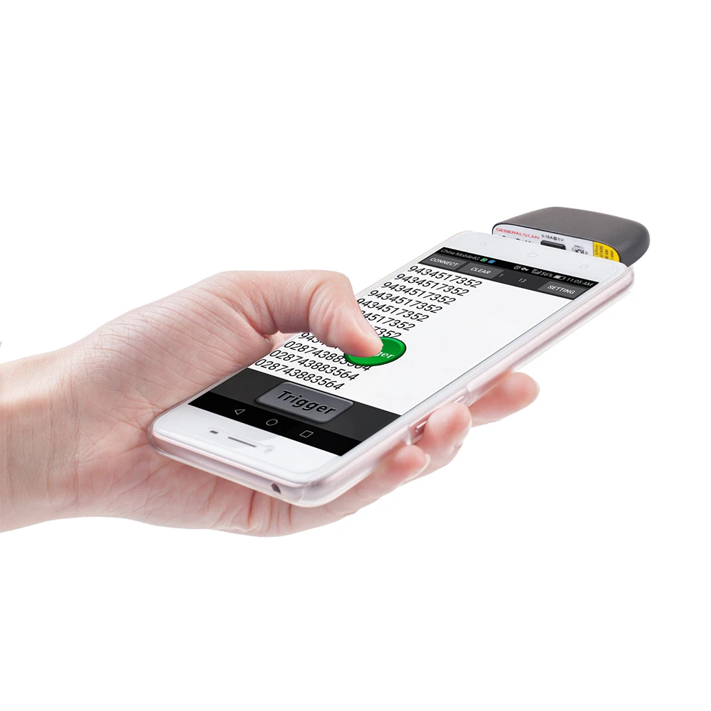Generalscan ScanBuddy GS X1 (06) 1D лазерная мини Micro USB сканер штрих кода считывания кодов для
