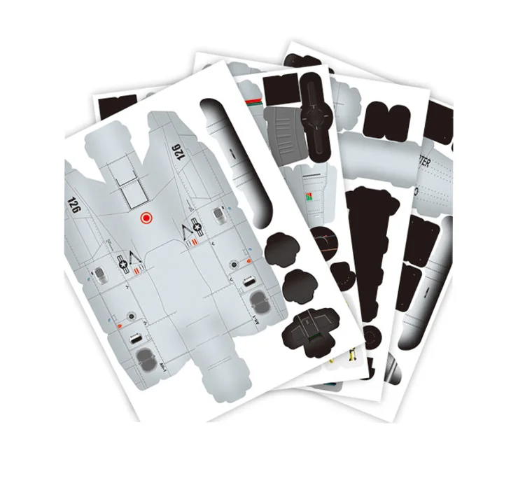 Вертолет 3D модель комплект головоломка игрушка Развивающие игрушки для детей