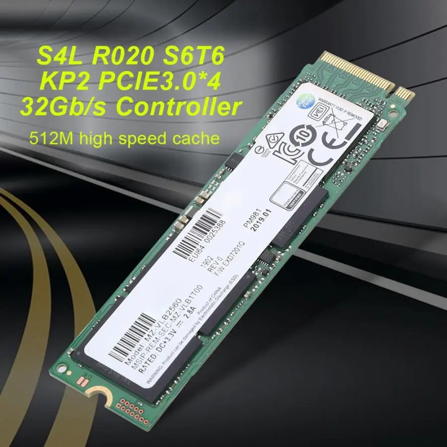 ПК/ноутбук хранение данных PM981 NVMe 1,3 M.2 твердотельный накопитель V-NAND SSD PK 970 EVO поддерживает протокол NVMe
