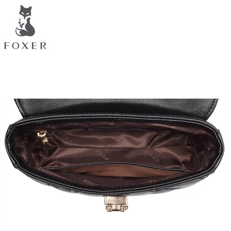 FOXER Роскошные модные простые груди мешок 2019 новая волна мода Ромбический карман