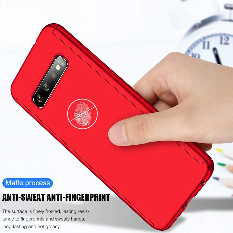 BALMORA Phone Case for Samsung Galaxy S10 S9 S8 plus case S7 Edge cover 360 Degree samsung S10E Note 8 9 Protection Cases |
