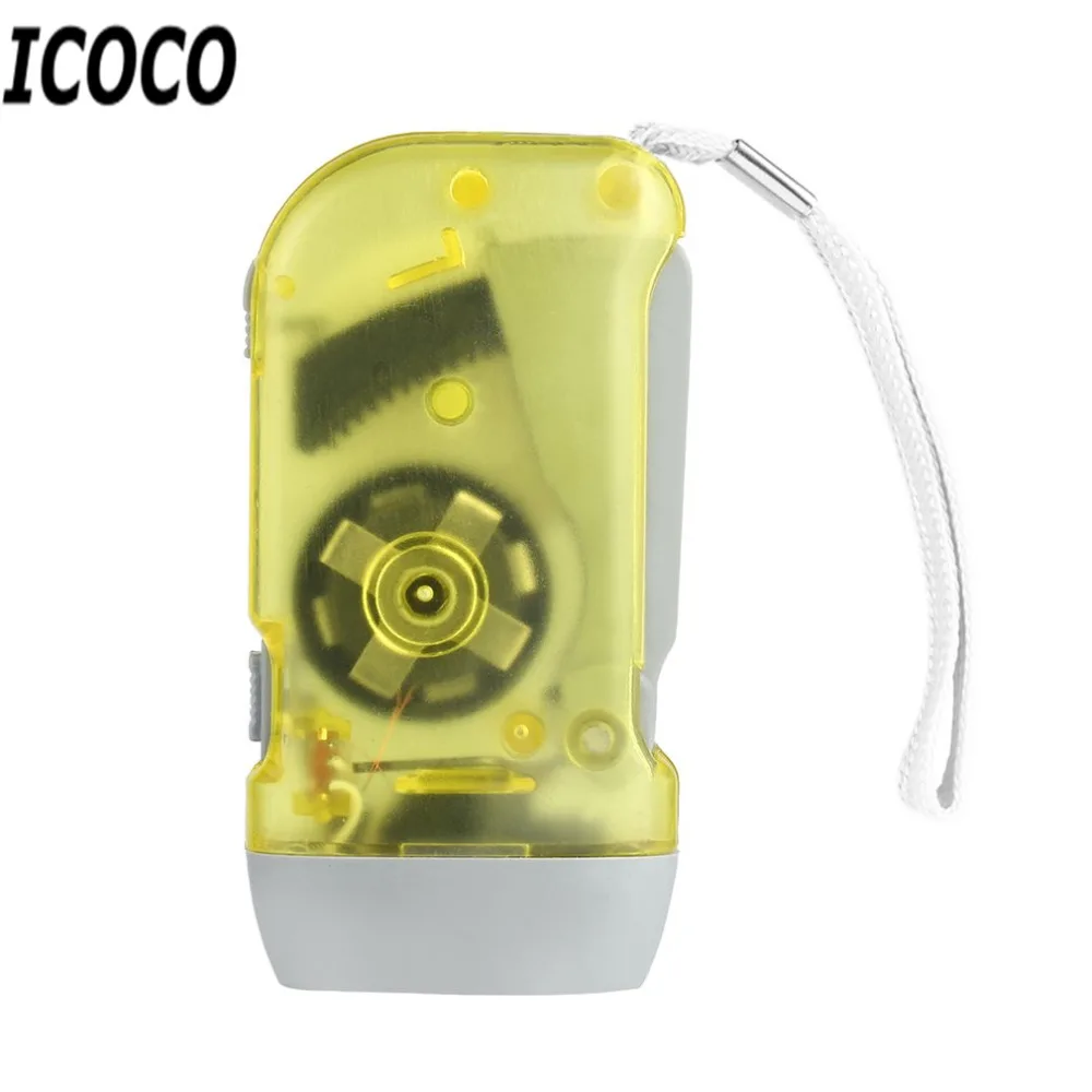 Фонарик ICOCO 2017 дюйма 3 светодиосветодиодный без батареи|flashlight torch|led dynamono battery torch |