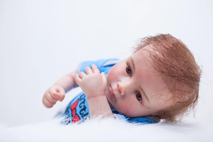 50 см мягкая силиконовая кукла Reborn Baby Doll игрушка для новорожденного мальчика