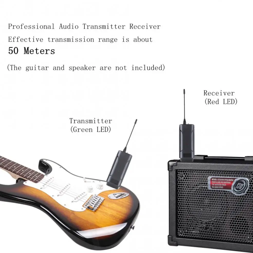Новинка Высокое качество электрическая гитара бас беспроводной аудио