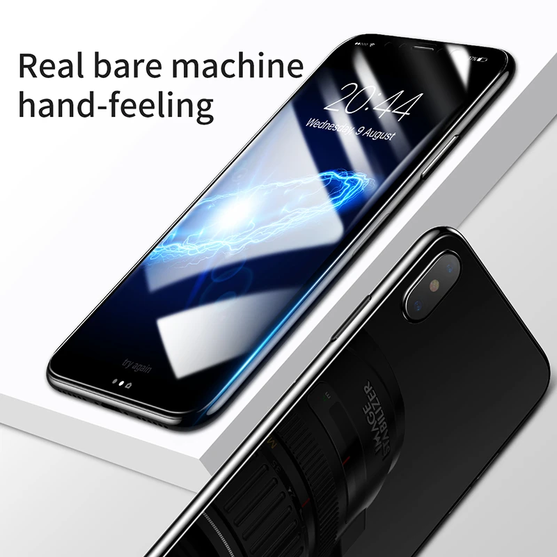 Защитная пленка Baseus Premium для передней задней панели iPhone X, 3D чехол для всего тела, закаленное стекло для задней панели iPhone X 10