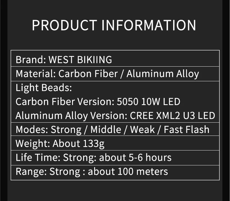 WEST BIKING велосипедный светильник из углеродного волокна/алюминиевого сплава USB Перезаряжаемый светильник-Вспышка водонепроницаемый велосипедный головной светильник велосипедный передний светильник