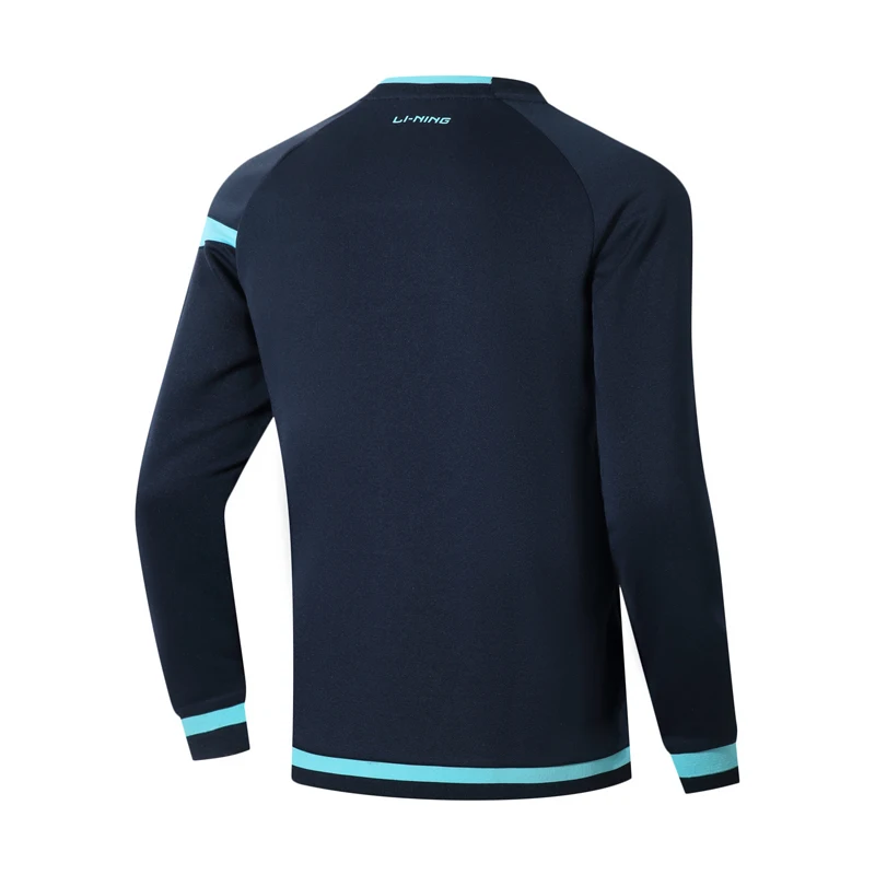 Li Ning мужской клубный Свитшот Puebla повседневная посадка хит цвет с логотипом