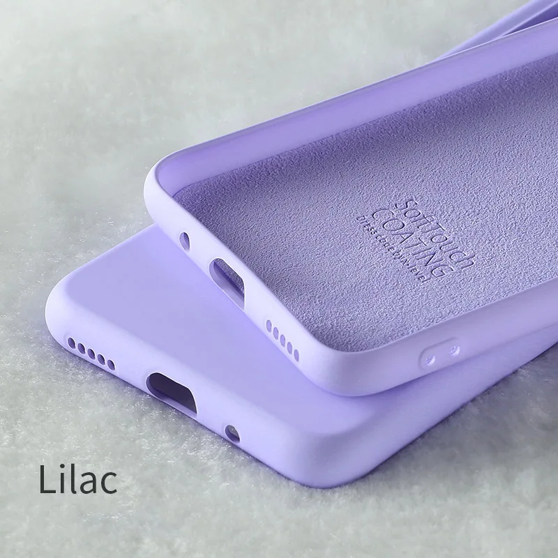 Lilac X-Level для huawei Honor 20 pro Чехол, мягкая Жидкая силиконовая резина, оригинальная задняя крышка для телефона huawei Honor 20 lite чехол - Цвет: Lilac