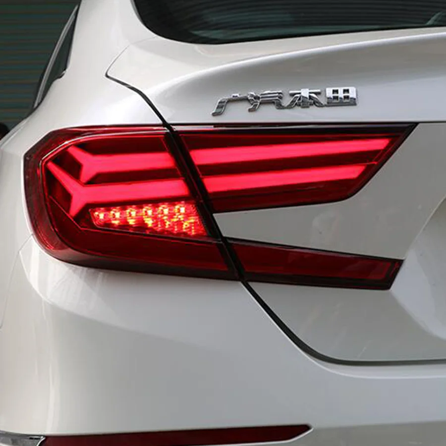 Стайлинг автомобиля 2018-2019 для Honda accord светодиодный ные задние фонари