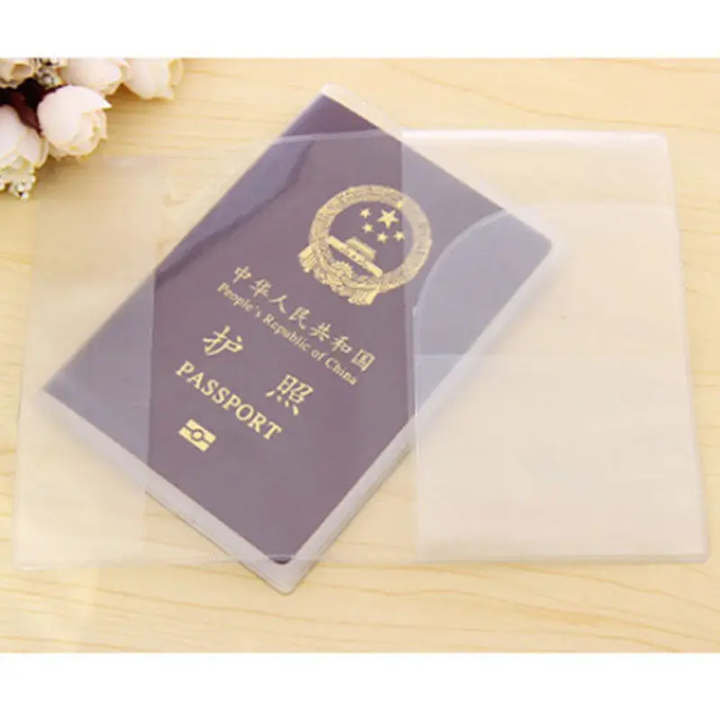 Plastic Silicone transparent waterproof dirt ID Card holders passport cover business card credit/bank 9*13.1cm | Багаж и сумки