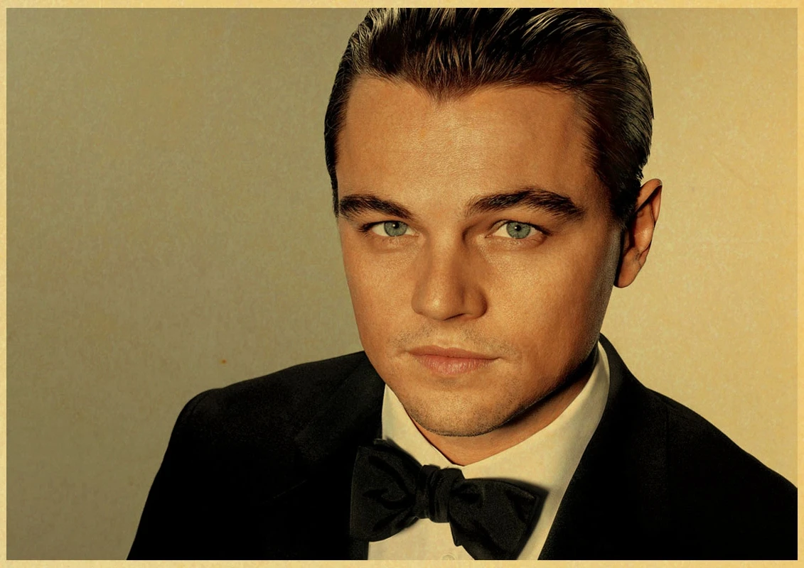 Leonardo DiCaprio плакат из крафт-бумаги ретро постер ВИНТАЖНЫЙ ПЛАКАТ настенный Декор для дома Бар Кафе индивидуальное украшение комнаты