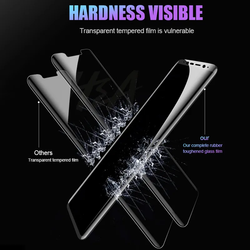 Защитная пленка H& A 6D для samsung Galaxy S9 S8 Plus Note 9 8 из закаленного стекла на S9Plus S8Plus