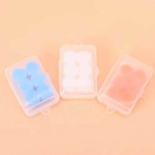 6pcs/lot Professional Waterproof Swimming Silicone Swim Earplugs for Adult Swimmers Children Diving Soft Anti-Noise Ear Plug | Красота и