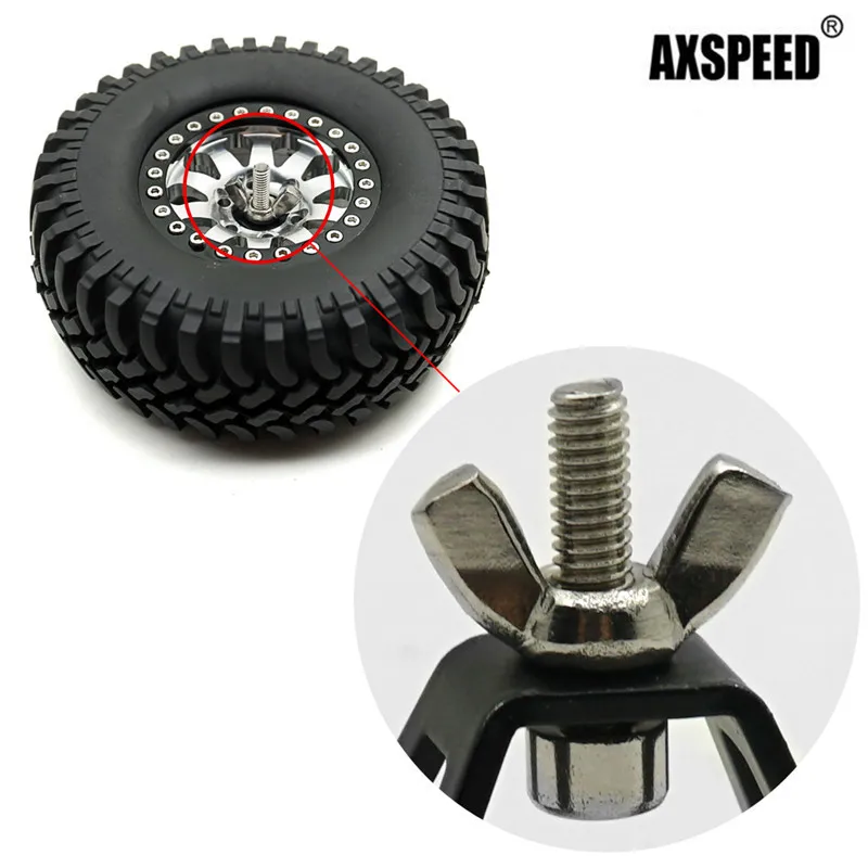 

Подставка для запасных колес AXSPEED 1/10 RC для Axial SCX10 90046 D90 Tamiya CC01 Traxxas TRX4 Радиоуправляемый гусеничный автомобиль
