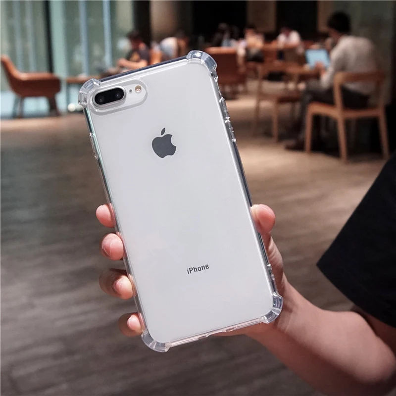Красочный прозрачный силиконовый чехол из ТПУ для iphone 12 Pro Mini 6 6s 7 8 Plus X защитный