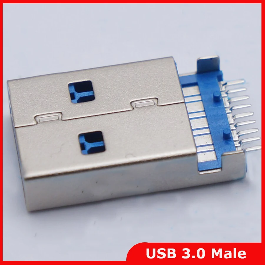 5 шт./лот USB 3 0 тип A 9 контактный разъем для крепления на панель DIP высокоскоростной