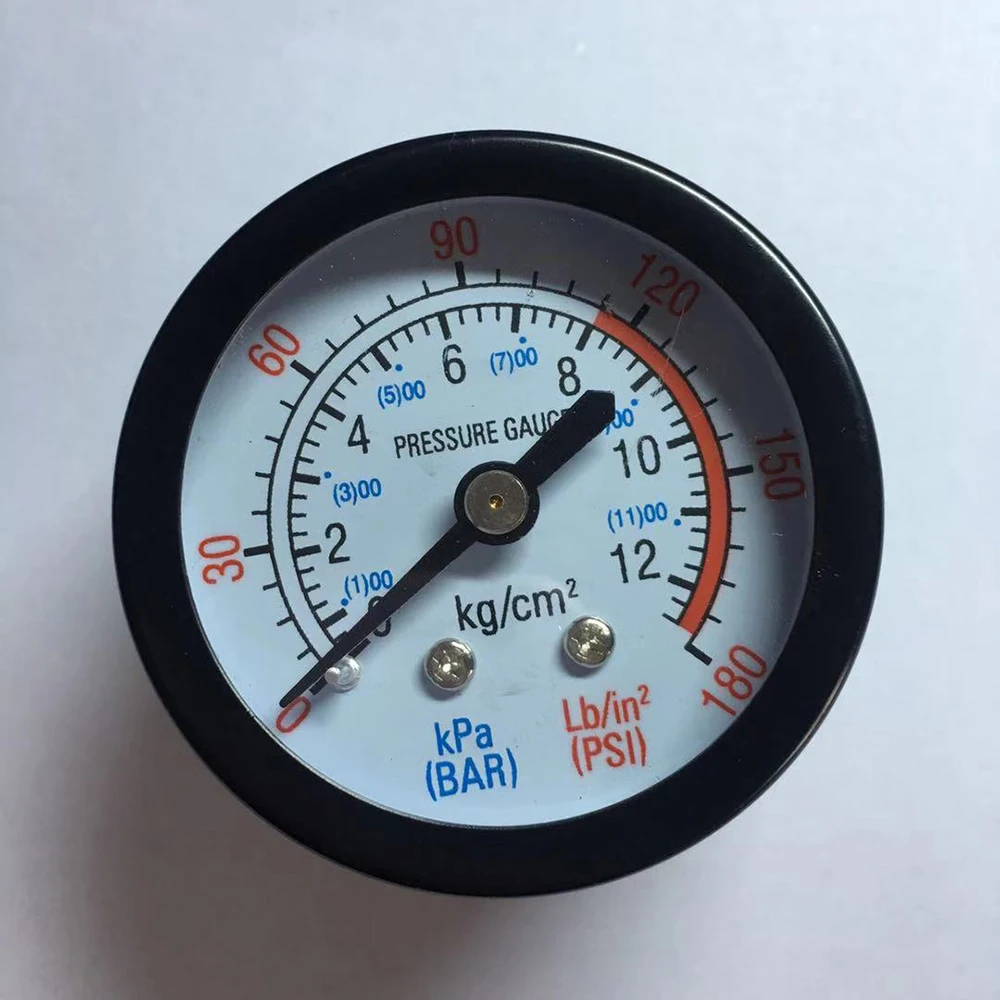 0-180PSI дисплей цифровой Пневматический воздушный компрессор Гидравлическая жидкость Мини манометр