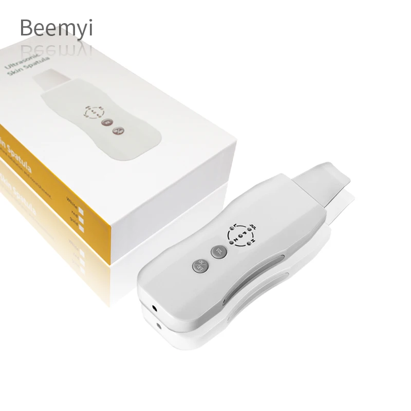 Rechargeable Ultrasonic Face Skin Scrubber Facial Cleaner Peeling Blackhead Removal Exfoliating Pore Machine | Красота и здоровье