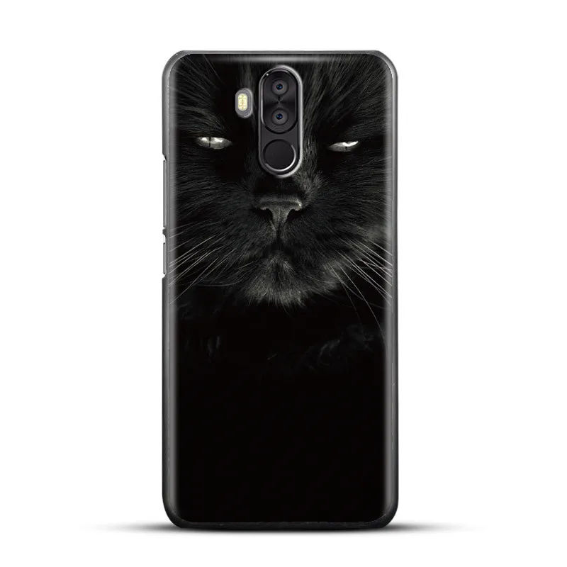 Patterned Cases Oukitel K6 Case Hard Plastic For Fundas Moblie phone 6.0&quot Covers Black Back Cover |
