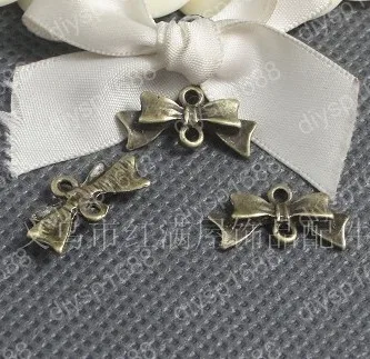 

200pcs/lot Alloy Antique Bronze 21*10MM butterfly connection with 2 holes Jewelry findings,Accessories charm,pendant,JJA1005