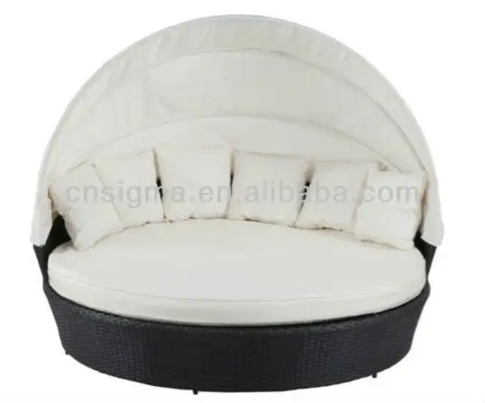 Современный дизайн уличная БАЛИЙСКАЯ дневная кровать поли ротанговая