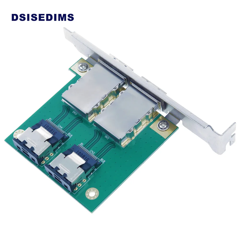 Оптовая продажа двойной порт внутренний Mini SAS 4i внешний 4x SFF 8087 PCI Card|mini sas|external sas