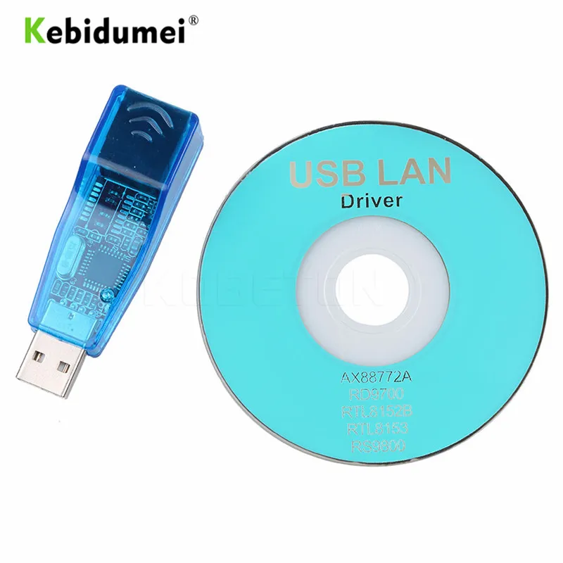 Ethernet адаптер kebidumei с USB 2 0 на RJ45 Lan карту для сетевой карты конвертер Win7 Win8